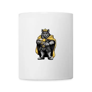 Bière Wolf Drôle - Mug blanc - blanc - Devant