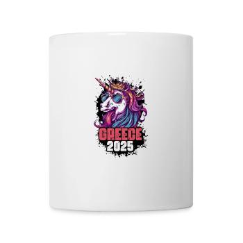 Licorne Grèce 2025 - Mug blanc - blanc - Devant