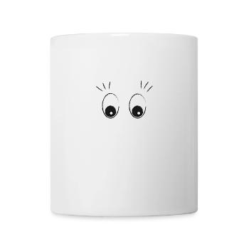 yeux - Mug blanc - blanc - Devant