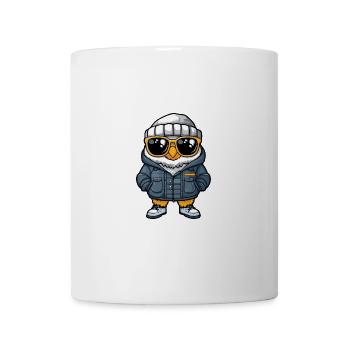 Hibou Hiver - Mug blanc - blanc - Devant