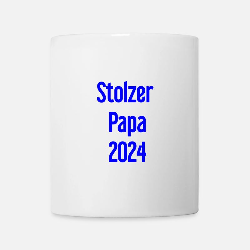 Proud Dad 2024 – pour les nouveaux papas - Mug blanc - blanc