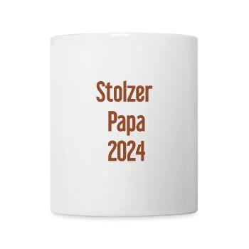 Proud Dad 2024 – for new fathers - Mug - white - Front