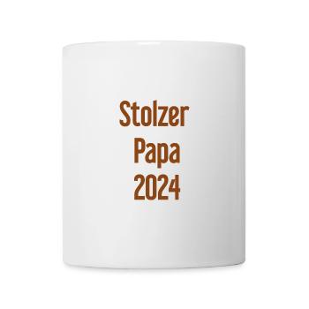 Proud Dad 2024 – for new fathers - Mug - white - Front