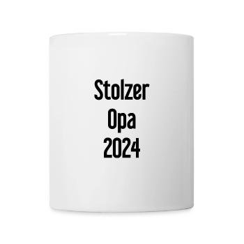 Stolzer Opa 2024 – Perfekt für frischgebackene Opa - Tasse - Weiß - Vorne