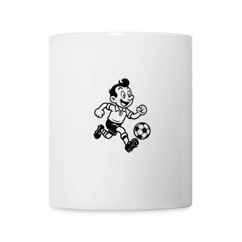 Fussballer Comic Fussballspieler - Tasse - Weiß - Vorne