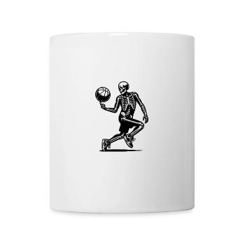 Skeleton Halloween Basketball Ballon Sports - Mug blanc - blanc - Devant