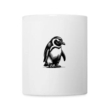 Clever Little Kids Pingouin Style de Tatouage - Mug blanc - blanc - Devant