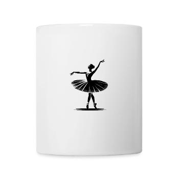 Grace L’harmonie du mouvement en danse classique - Mug blanc - blanc - Devant