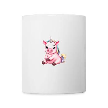 Cute Unicorn Pig Fusion - Creative Design - Mug - white - Front