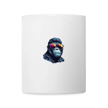 Cool Gorilla avec Lunettes de Soleil Urban Jungle - Mug blanc - blanc - Devant