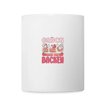 Konditorliebhaber Glück Kann Man Backen - Tasse - Weiß - Vorne