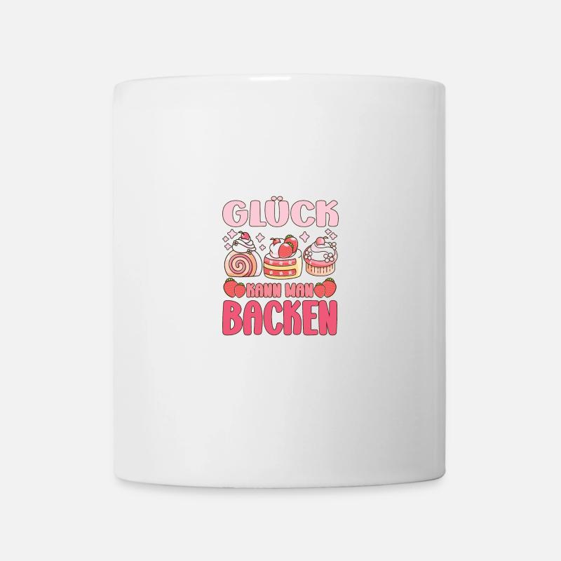 Konditorliebhaber Glück Kann Man Backen - Tasse - Weiß
