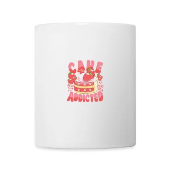 Cake Baker Cake Addicted idée cadeau - Mug blanc - blanc - Devant
