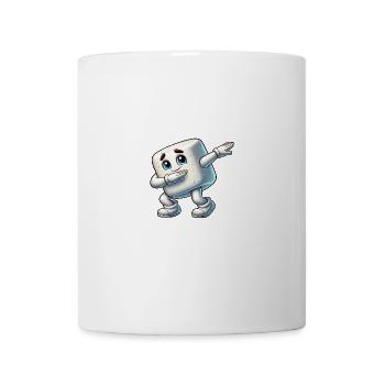 Süßes Marshmallow Dab Cartoon - Tasse - Weiß - Vorne