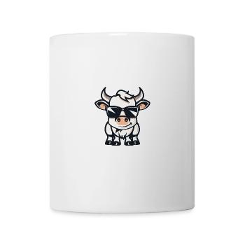 Vache Cool Animal - Mug blanc - blanc - Devant