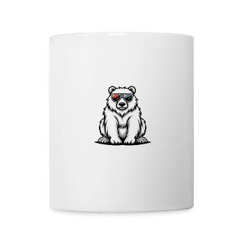 Eisbär Cool Tier - Tasse - Weiß - Vorne