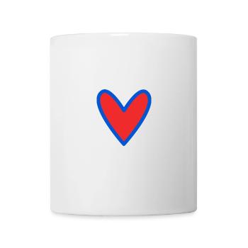 HERZ. PAAR. GERADE VERHEIRATET. Junggesellinnenabschied. VALENTINSTAG. - Tasse - Weiß - Vorne