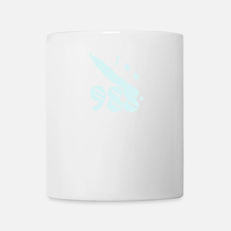 988 map tattoo Nouvelle Caledonie - Mug blanc - blanc