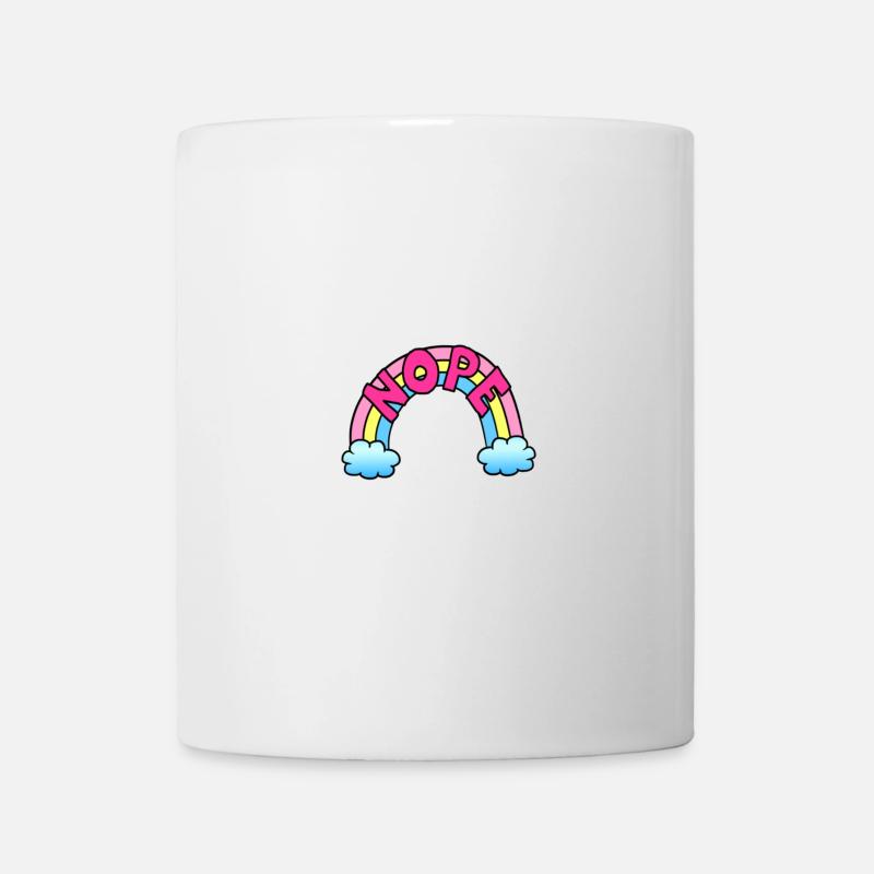 Rainbow Nope? - Mug - white