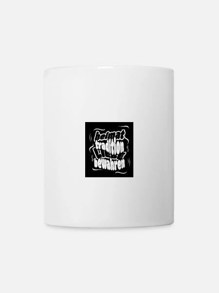 Heimat, Liebe, Tradition, bewahren - Tasse - Weiß