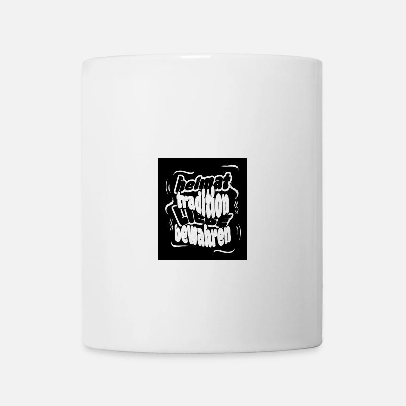 Heimat, Liebe, Tradition, bewahren - Tasse - Weiß