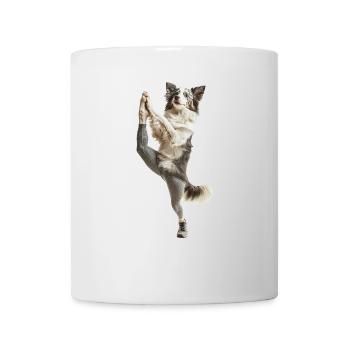 Australischer Schäferhund - Tasse - Weiß - Vorne