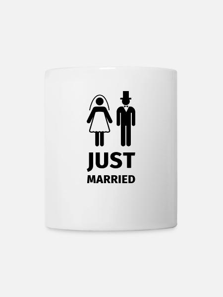just married - Mug - white