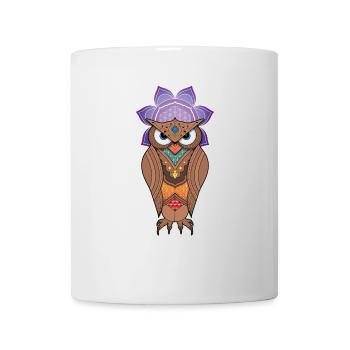 Eule - Tasse - Weiß - Vorne