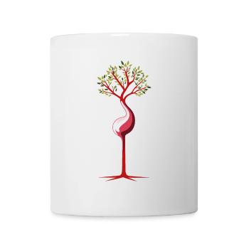 Arbre de l’utérus - Mug blanc - blanc - Devant