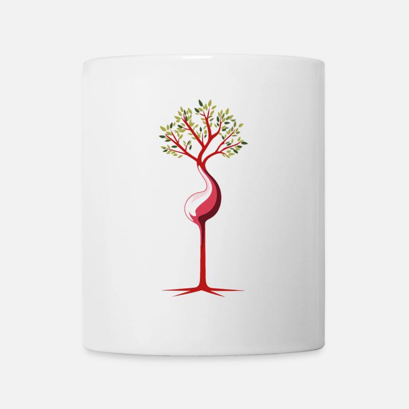Gebärmutter Baum - Tasse - Weiß