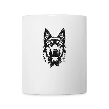 Berger Allemand Chiens Amoureux Gassi Chiens - Mug blanc - blanc - Devant