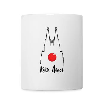 Carnival Kölle Alaaf at Cologne Cathedral - Mug - white - Front