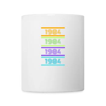 1984 Retro Stripes - Mug - white - Front