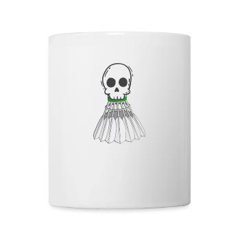 federball badminton federballspieler federball - Tasse - Weiß - Vorne