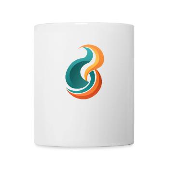Flame Wave - Mug - white - Front