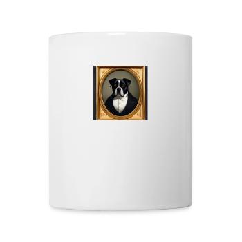 Gentleman Hund - Tasse - Weiß - Vorne