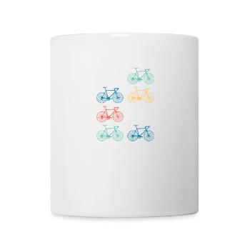Road bike retro bike - Mug - white - Front
