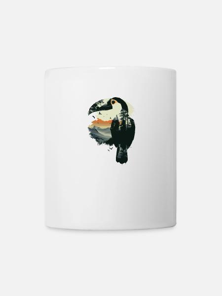 Toucan Costa Rica animal oiseau vacances - Mug blanc - blanc