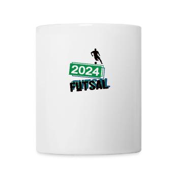 Futsal Spieler Team Turnier Mannschaft in 2024 - Tasse - Weiß - Vorne