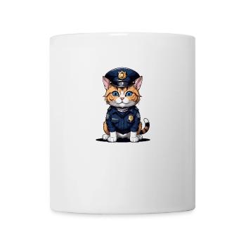 Cats Policeman Cat Cop Gift Police - Mug - white - Front