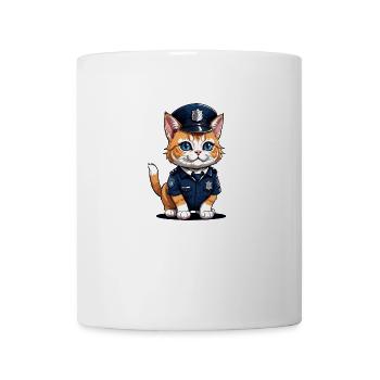 Cats Policeman Cat Cop Gift Police - Mug - white - Front