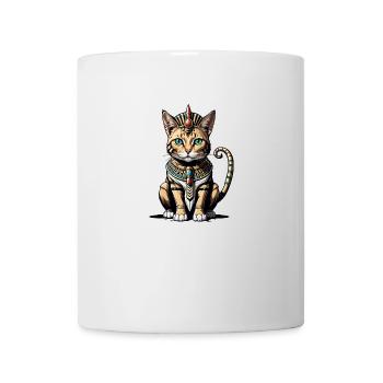 Chat Pharaon Chat Égypte Pyramide Cadeau - Mug blanc - blanc - Devant