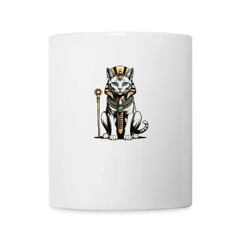Chat Pharaon Chat Égypte Pyramide Cadeau - Mug blanc - blanc - Devant