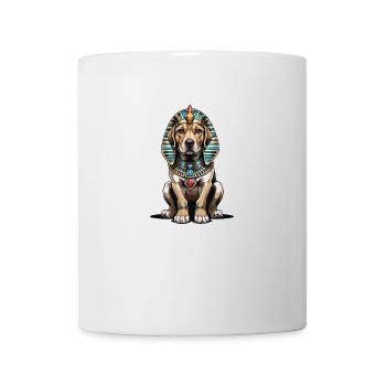 Dog Pharao Hund Ägypten Pyramide Geschenk - Tasse - Weiß - Vorne