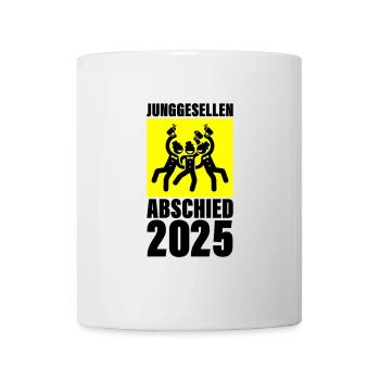 Junggesellenabschied 2025 Jga Party - Tasse - Weiß - Vorne