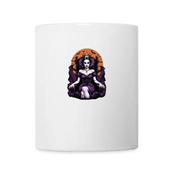 Vampire Queen Queen Tron Cadeau d’Halloween - Mug blanc - blanc - Devant