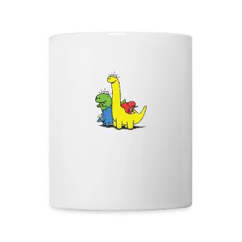 Dino Gang, Colored - Mug blanc - blanc - Devant