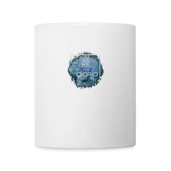 soli deo gloria blue - Tasse - Weiß - Vorne