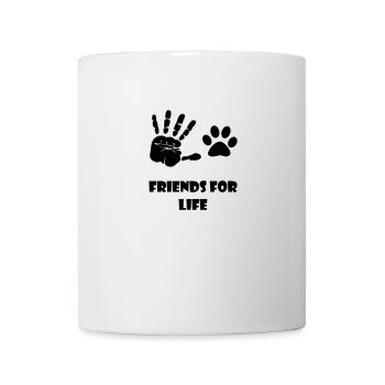 Dogs Cats Fans Friends for life - Mug - white - Front