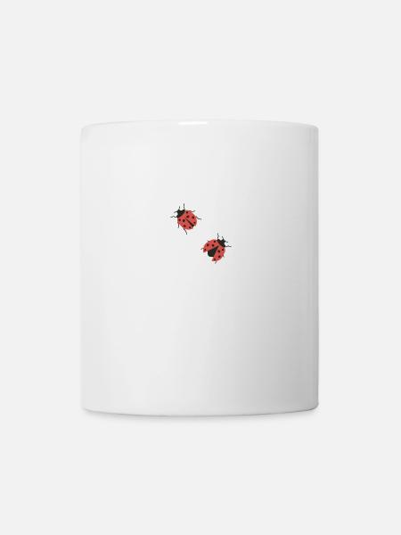 Marienkäfer - Tasse - Weiß